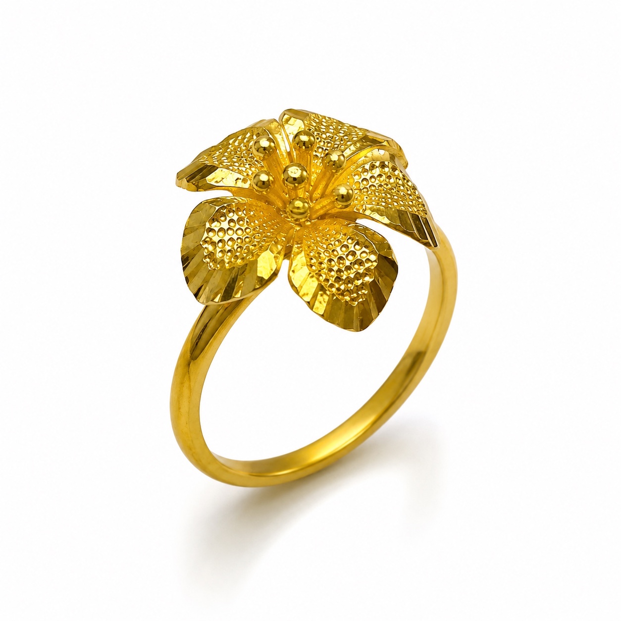 Nhẫn nữ hoa mai 24k